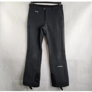 Spyder Snow Pants Black Soft Shell Black Size 8 Snowboard Ski